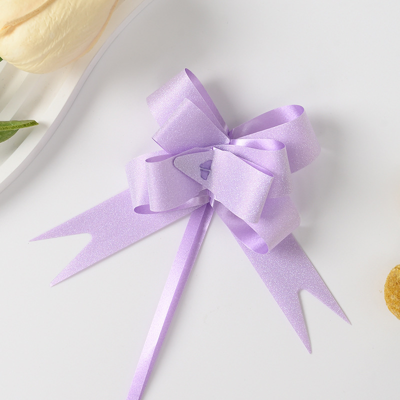 Nuevo 18 diamante cruzado macarón arco de cristal mano flores de Navidad regalos de flores embalaje de flores de dibujo