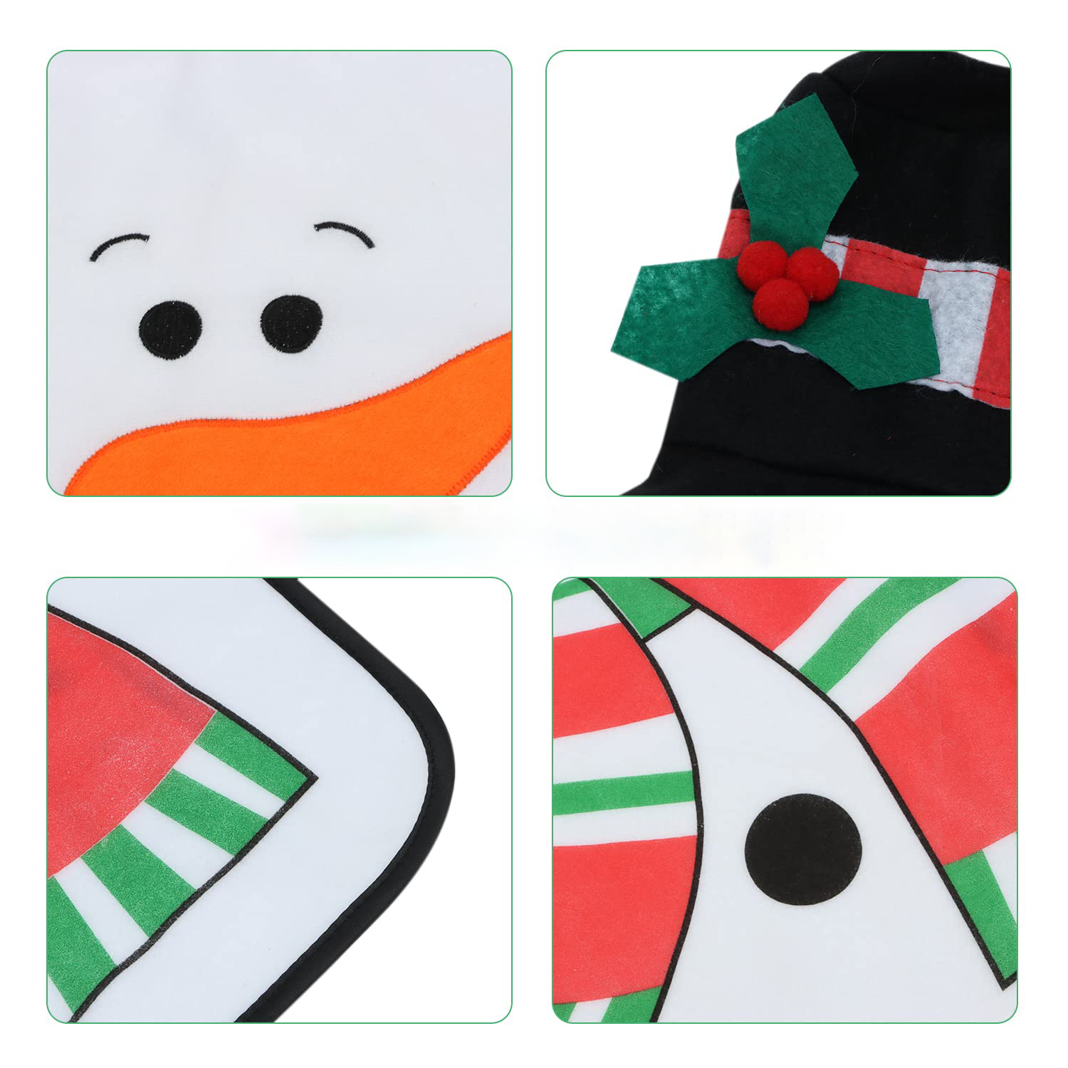 Venta caliente de comercio exterior en stock suministros de decoración navideña muñeco de nieve muñeca cubierta de inodoro decoración de ambiente familiar