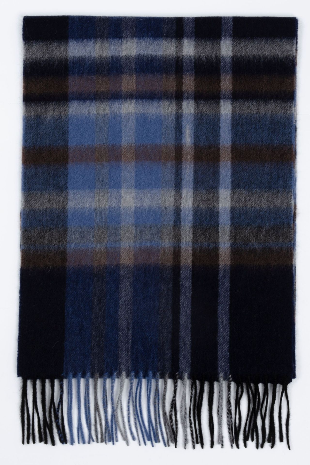 Mongolia interior puro cachemir lana de lana teñida en hilo a cuadros ondas de agua otoño e invierno bufanda para hombres y mujeres