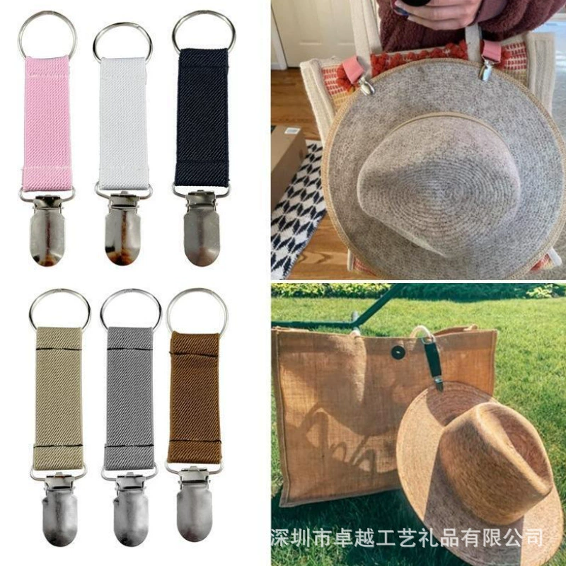 Амазонка творческий модный солнце шляпа клип Путешествия Портативный Анти-потерянный перчатки шарф клип эластичная веревка клип