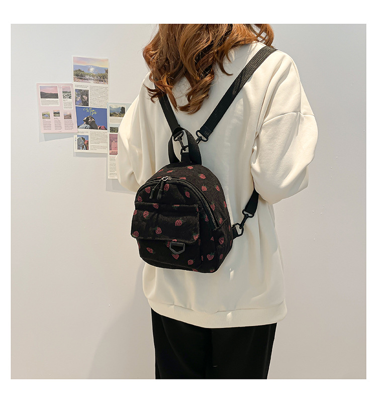 Strawberry Casual School backpack trim Kids backpack trim Functional backpack trim display picture 4