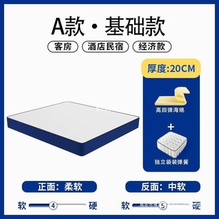 Blue Memory Foam Box Mattress Simmons Latex Spring Mattress 1.8m Household Latex Spring Mattress Palm