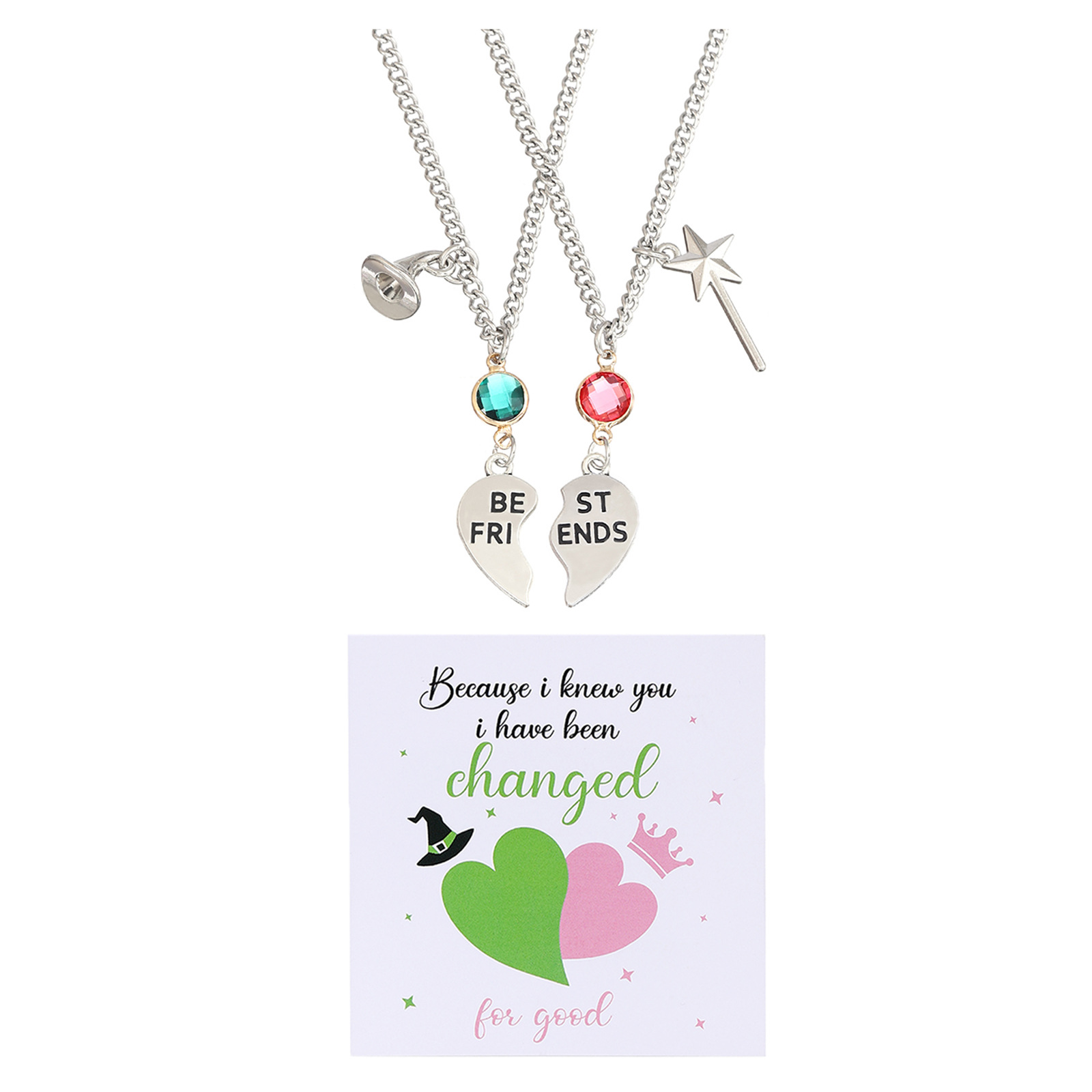 마법의 나쁜 마녀 목걸이 한 쌍