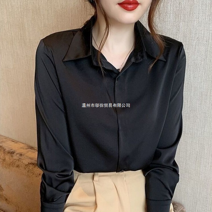 Anti-Wrinkle Long-Sleeved White Shirt, Formal College Student Anti-Wrinkle New Style No-Iron Work Clothes, Thin Spring, Summer and Autumn Shirts, Trendy