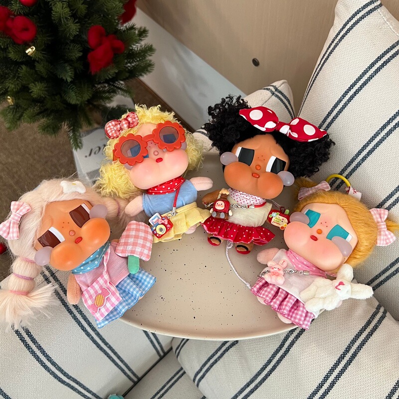 【Only Doll Clothes】Trendy Toy Doll Crybaby Series Vinyl Doll Changeable Clothes Versatile Crying Doll Outfit Set 【Only Doll Clothes】Trendy Toy Doll Crybaby Series Vinyl Doll Changeable Clothes Versatile Crying Doll Outfit Set