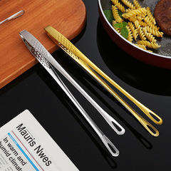 304 Korean barbecue clips stainless steel barbecue clips golden slate barbecue buffet grill clips extended bread clips