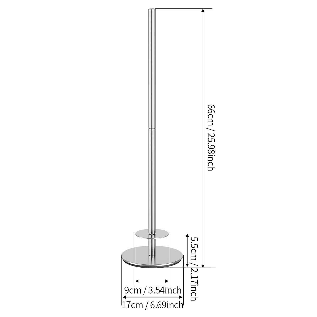 Estante de almacenamiento lateral de inodoro transfronterizo Estante de papel higiénico de baño Estante en rollo de papel de pie Estante de toallas de papel de piso de papel de baño