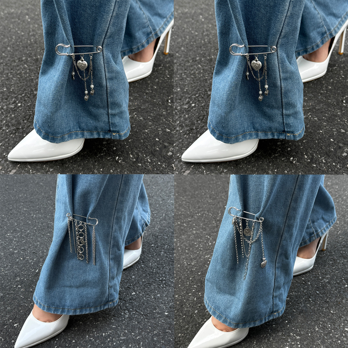 Personalisierte Brosche Mit Herz Und Quasten Für Kleidung_voghion.com