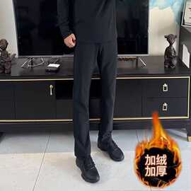 破洞水洗”美式cleanfit基础百搭糜烂卫裤