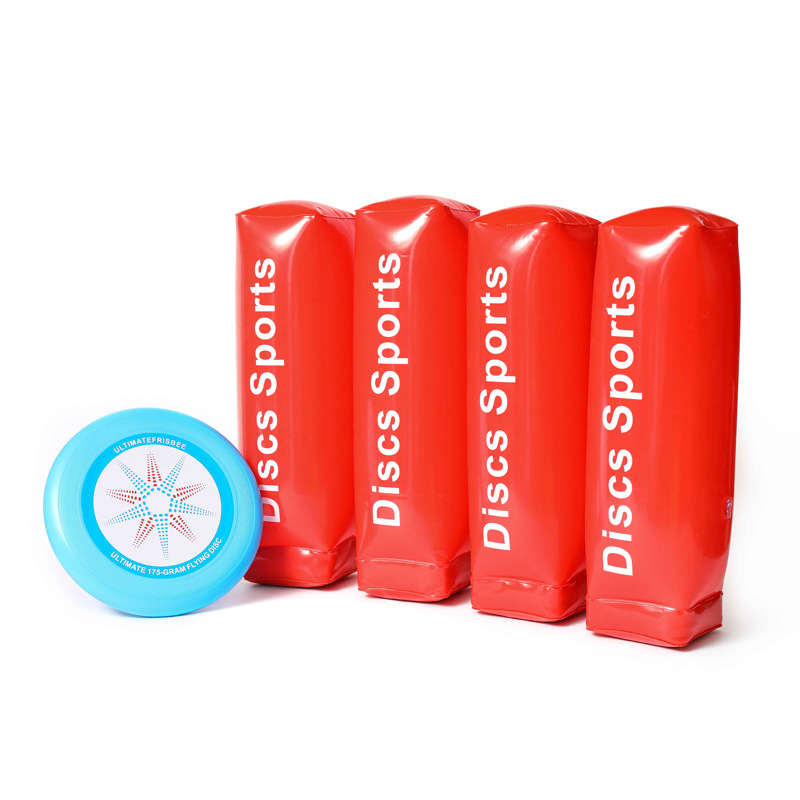Frisbee torre de touchdown inflable lanza la marca de la esquina del objetivo, la seguridad del lugar del juego, los accesorios de entrenamiento deportivo, la columna de golf