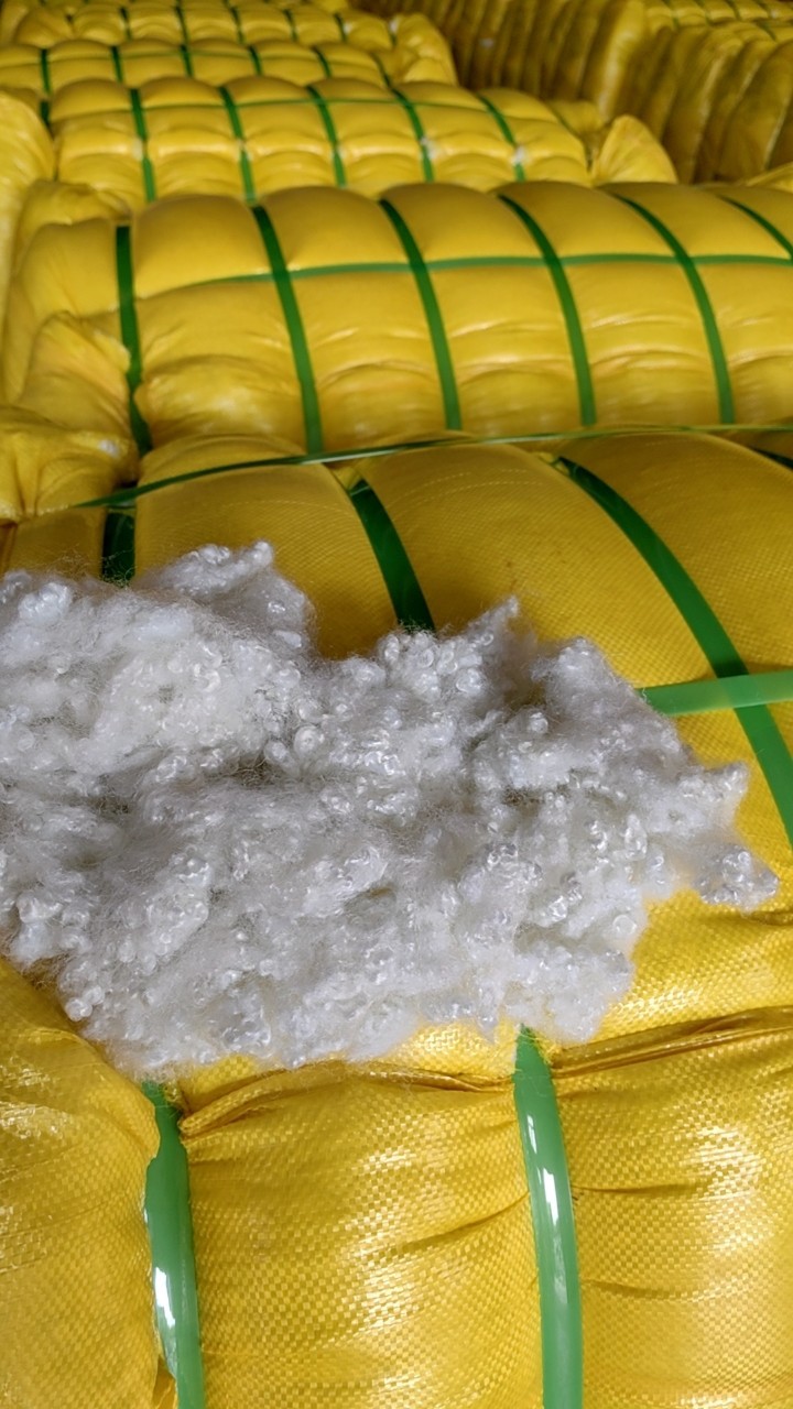 化纤棉 涤纶7d玩具填充棉 三维中空棉公仔棉功能性纤维抱枕化纤棉