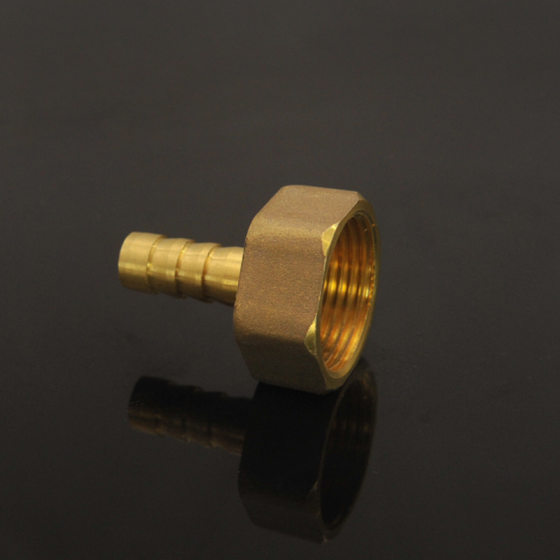 Copper internal teeth pagoda connector 1-6 points pneumatic hose connector natural gas pagoda green quick plug connector