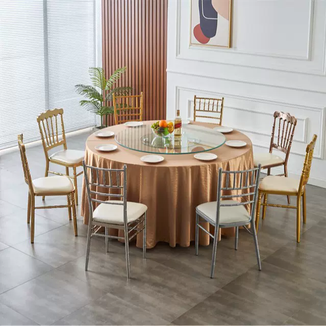 厂家生产 批发竹节椅靠背户外餐椅酒店宴会婚礼婚庆组装