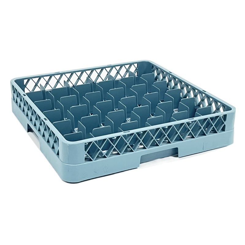 Marco de copa de plástico cesta de copa de vino tinto 9 rejilla 16 rejilla 20 rejilla 25 rejilla 36 rejilla 49 rejilla inferior cesta de vajilla Marco de extensión de la cesta