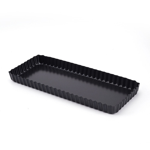 Baking cake mold square removable bottom baking pan 14-inch toast bread baking pan mold corrugated non-stick baking tool
