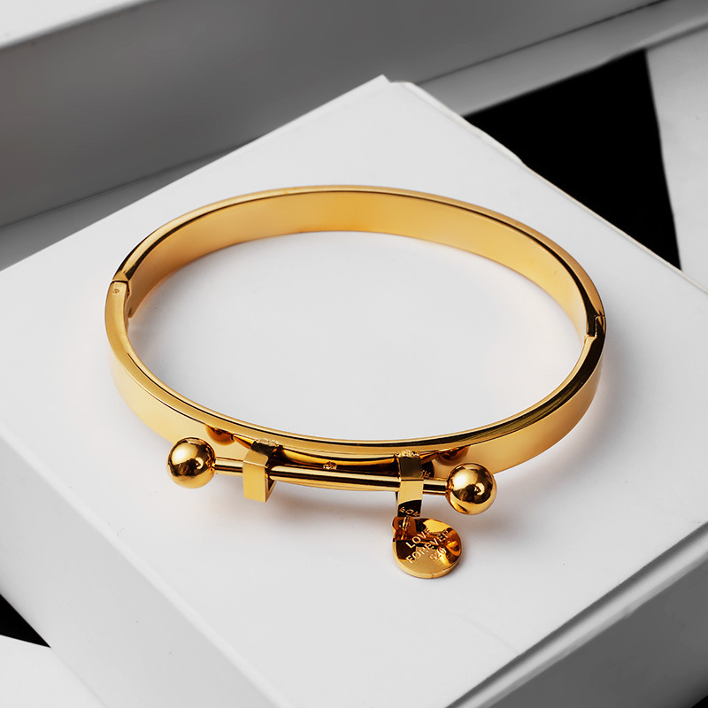 Stainless Steel Bracelet Retro National Style Couple Simple