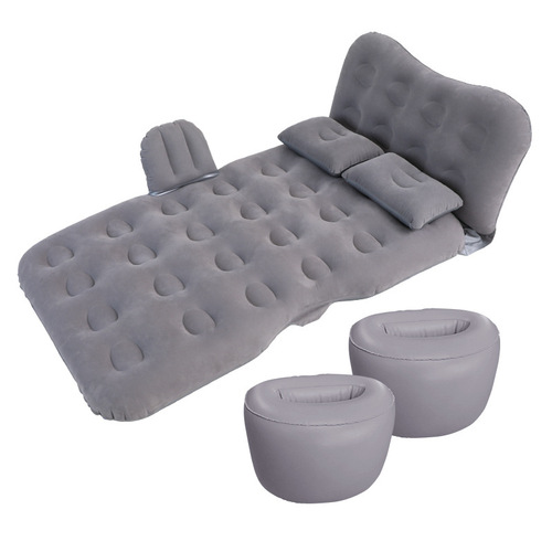 Car inflatable mattress car back seat trunk car back seat sleeping flocked car travel bed air mattress