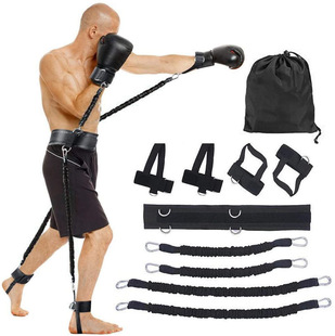 Boxing training tension device bouncing strength exercise basketball jumping fighting agility tension rope explosive strength trainer