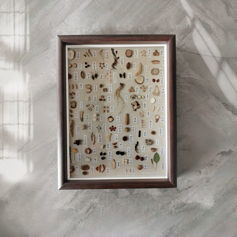 Walnut Color Three-Dimensional Hollow Photo Frame A3 1.5cm Deep for DIY Mounting of Chinese Herbal Specimens, Display Box for Tabletop or Wall Hanging Walnut Color Three-Dimensional Hollow Photo Frame A3 1.5cm Deep for DIY Mounting of Chinese Herbal Specimens, Display Box for Tabletop or Wall Hanging
