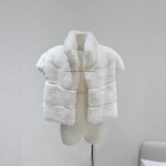 法式名媛风獭兔外套女秋冬加厚气质中长款兔毛毛绒茸茸皮大衣