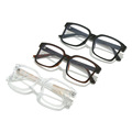 时尚复古方形防蓝光TR90眼镜女男士电脑眼镜光学镜框平光镜