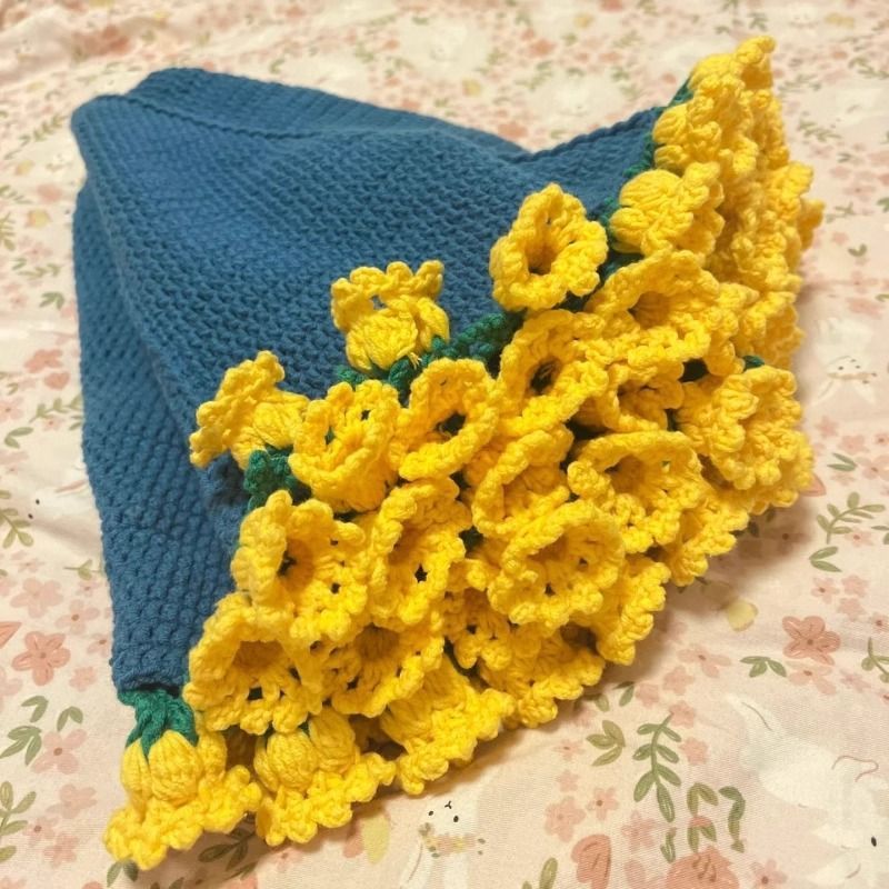 手作りのバラのすずらんの花束の毛布diy材料はグラデーション色の創意プレゼントを包んで彼女の親友に送ります。|undefined