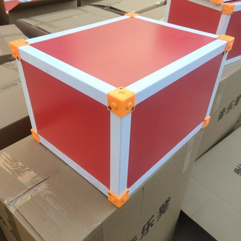 多用途学校六面体彩色音乐凳 加厚型龙骨加固PVC包边学生搭建舞台|undefined