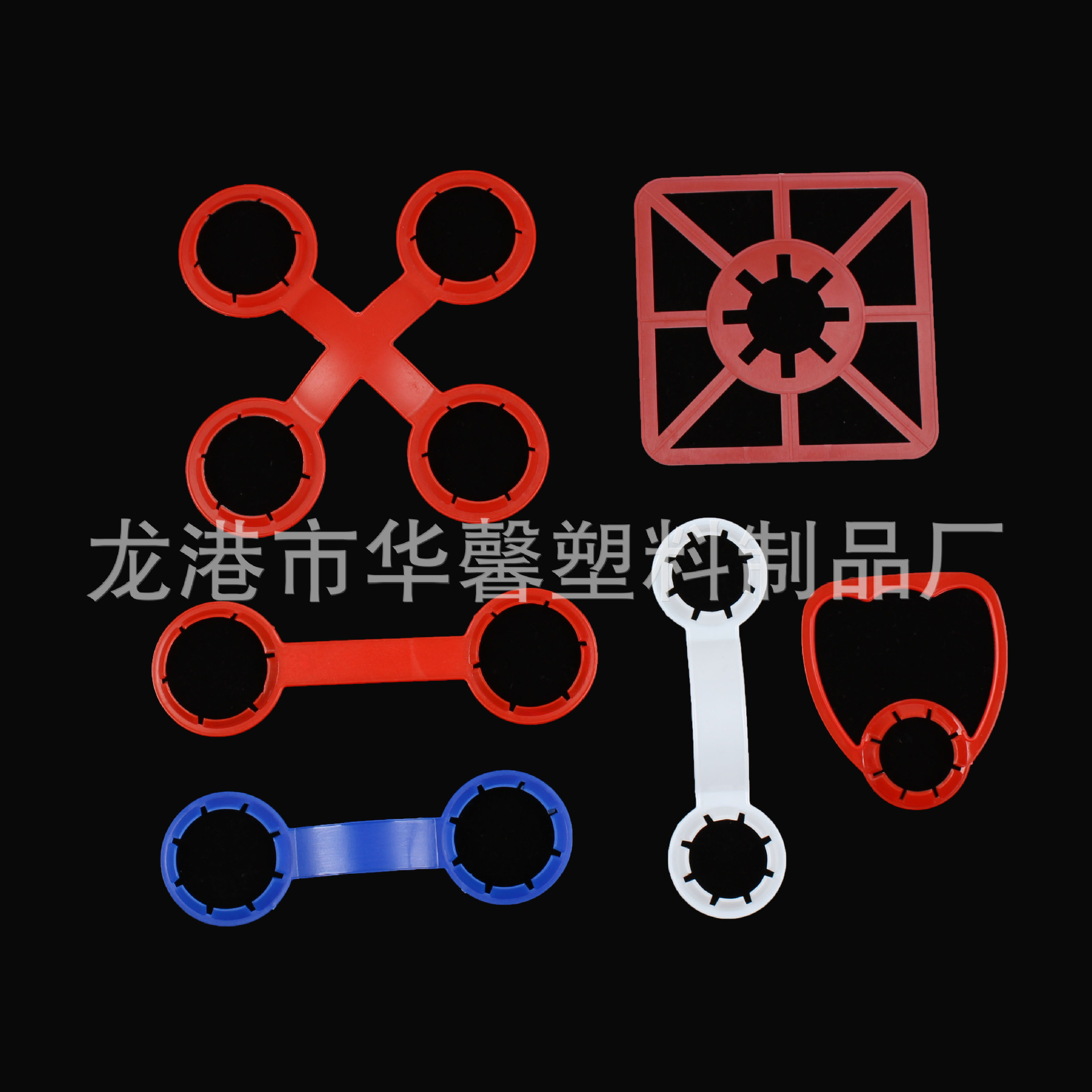 厂家批发可乐雪碧各种促销饮料双提扣 塑料提手 矿泉水双提拉手
