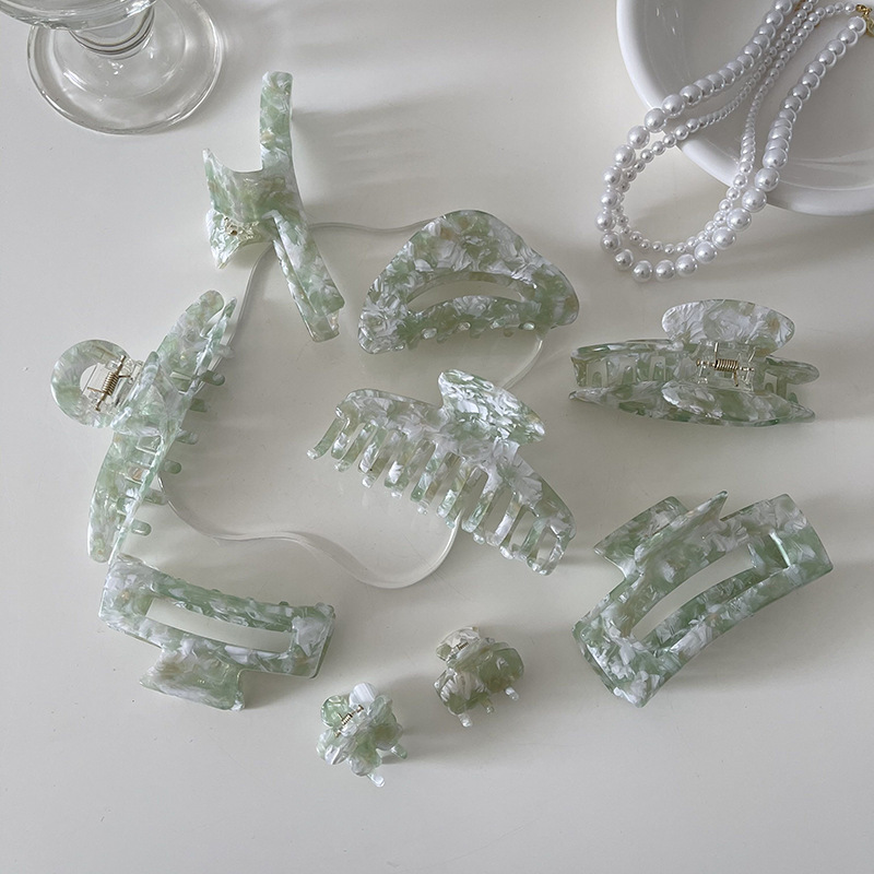 Title 2, Fermaglio per capelli femminile Acetato Premium...