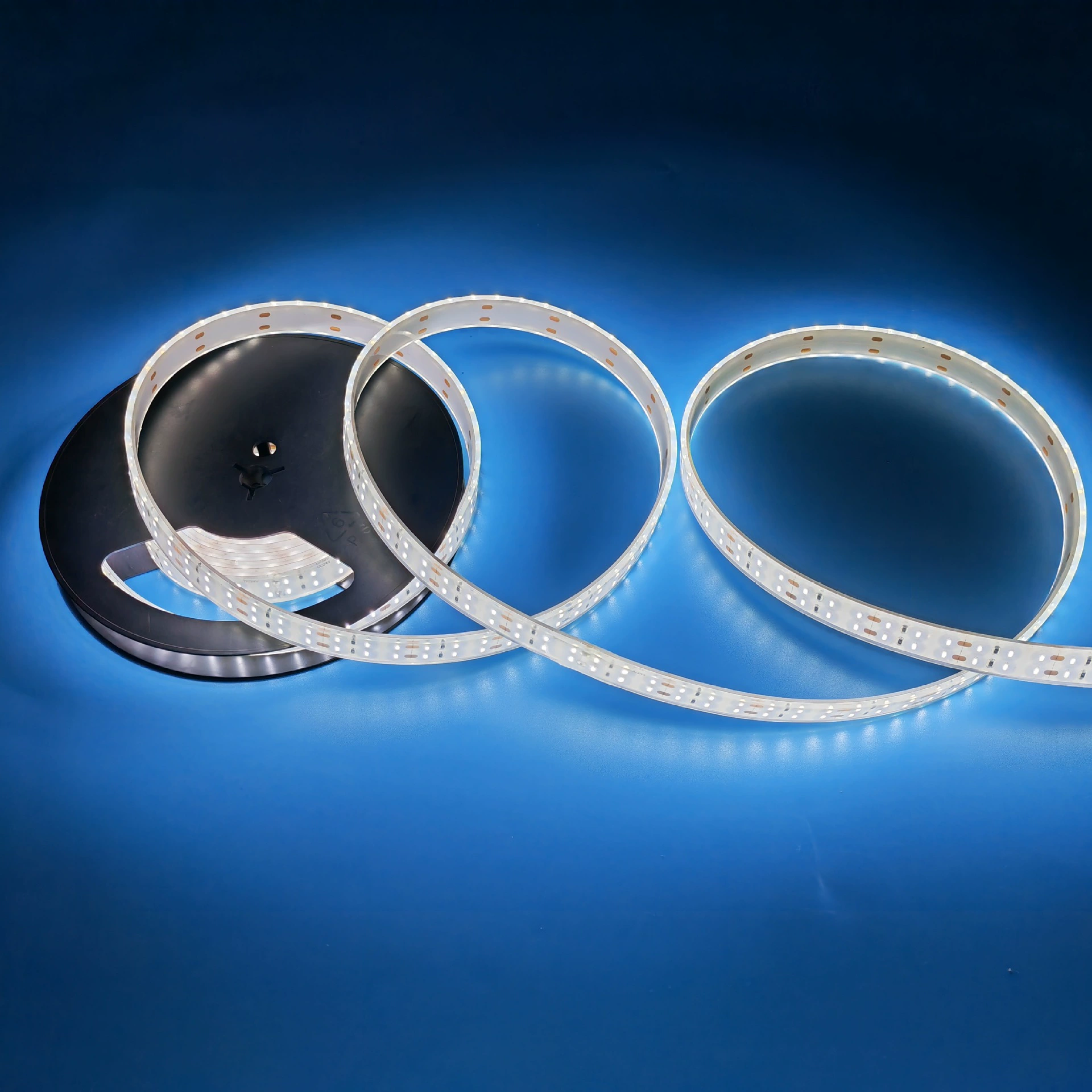 Экструзионная водонепроницаемая подсветка 3014 двухрядная светодиодная лампа с 180 шариками 17MM широкий светодиодная лента DC24V