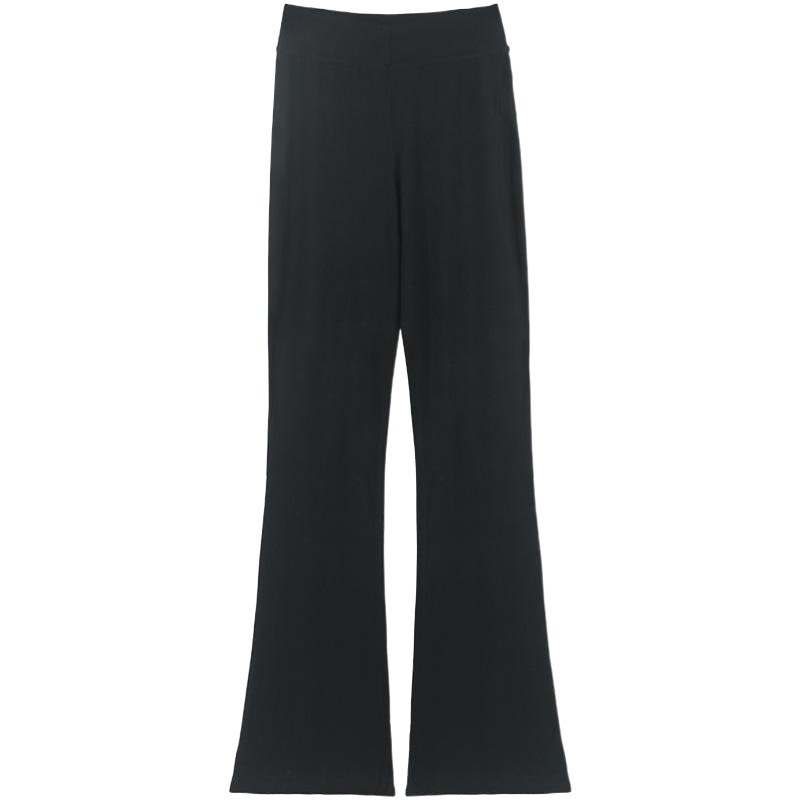 Pantalones de baile ropa de yoga mujer adulto culturismo micro cuerno pantalones de cuerpo recto Ballet pantalones negros pantalones de práctica