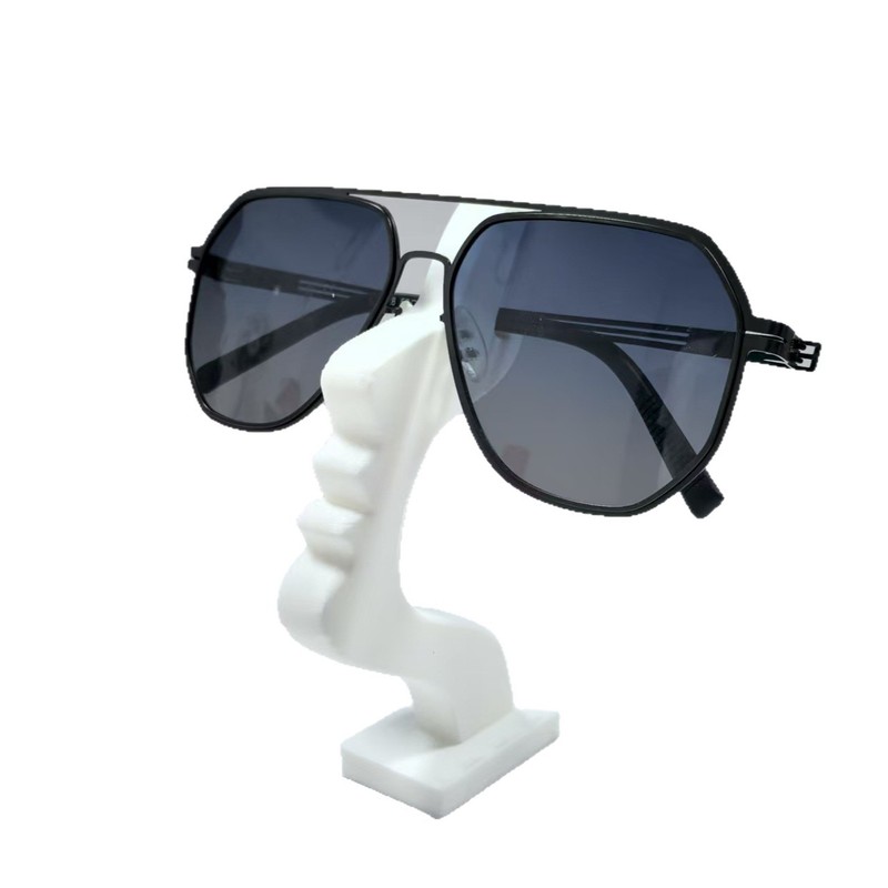 新款3d打印Eyeglass stand眼镜置放支架条形状人侧脸眼镜支架摆件|undefined