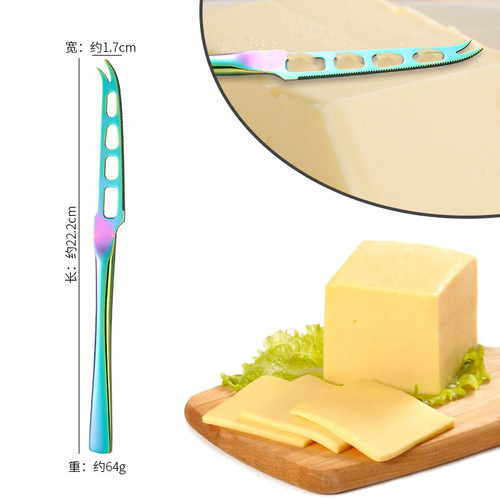 Source manufacturer creative stainless steel butter knife cheese knife cross-border western bread jam knife sharpened butter knife