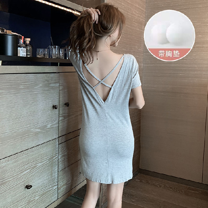 1247 # 회색 [가슴 패드 포함]