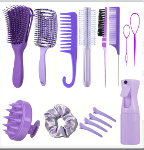 Brazo de cabello, tocado, arco, tocado, cepillo de lavado de cabello, botella de pulverización continua, peinado de cabello de cola, peinado de cabello hueco