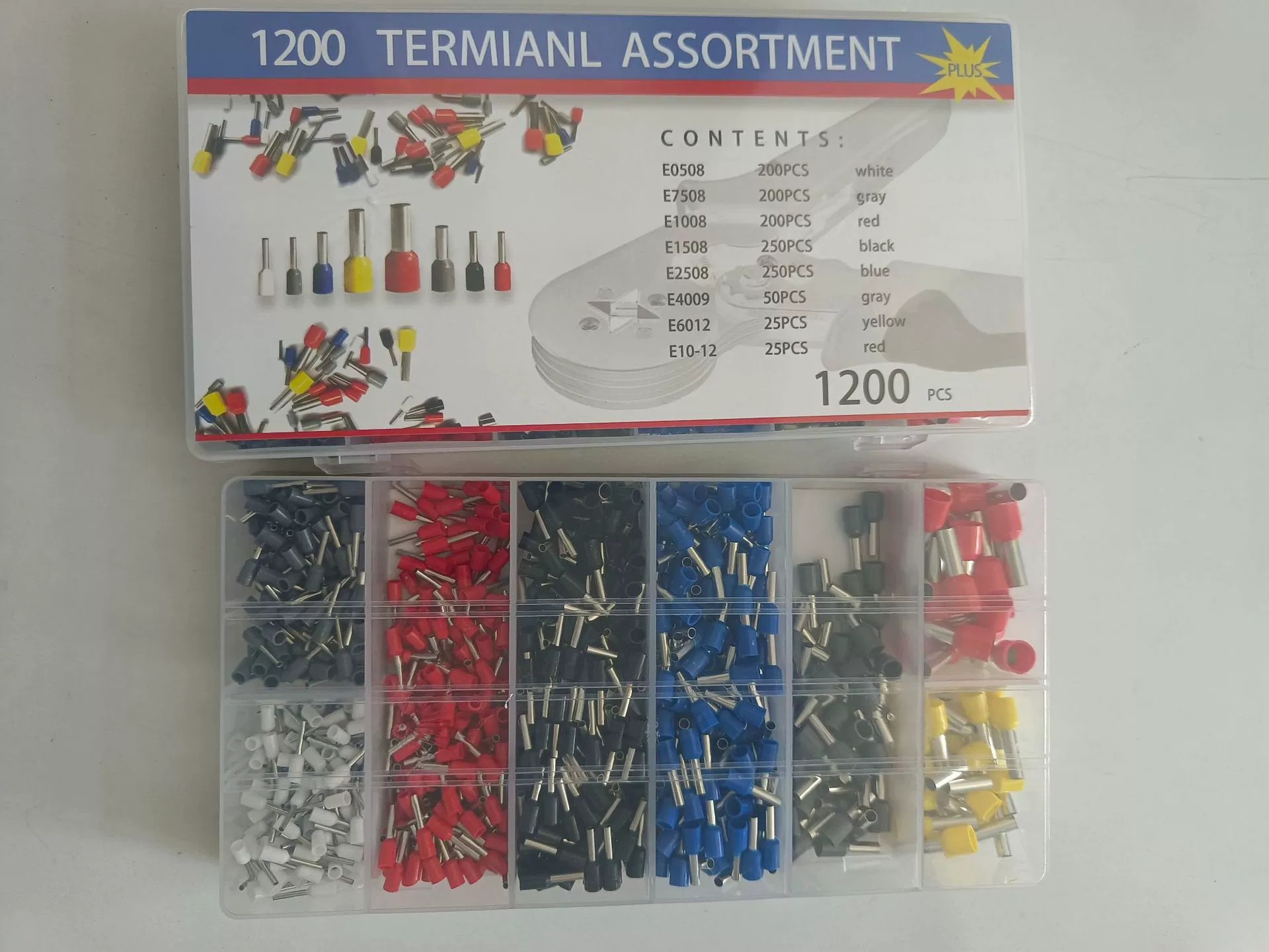 Клемма холодного давления костюм 1200 шт Европейский Тип трубки проводки клеммы игольчатого типа клеммы обжимные клещи клеммы холодного давления