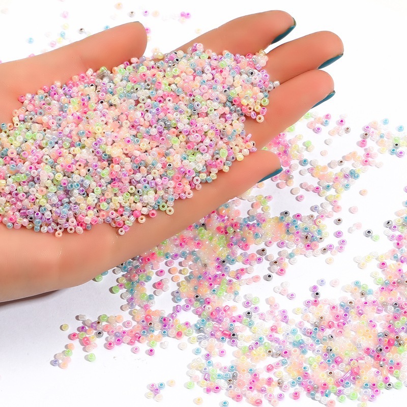 2 3mmガラスクリーム米珠散珠ビーズ部品手作りdiyブレスレットイヤリングアクセサリー材料卸売り|undefined
