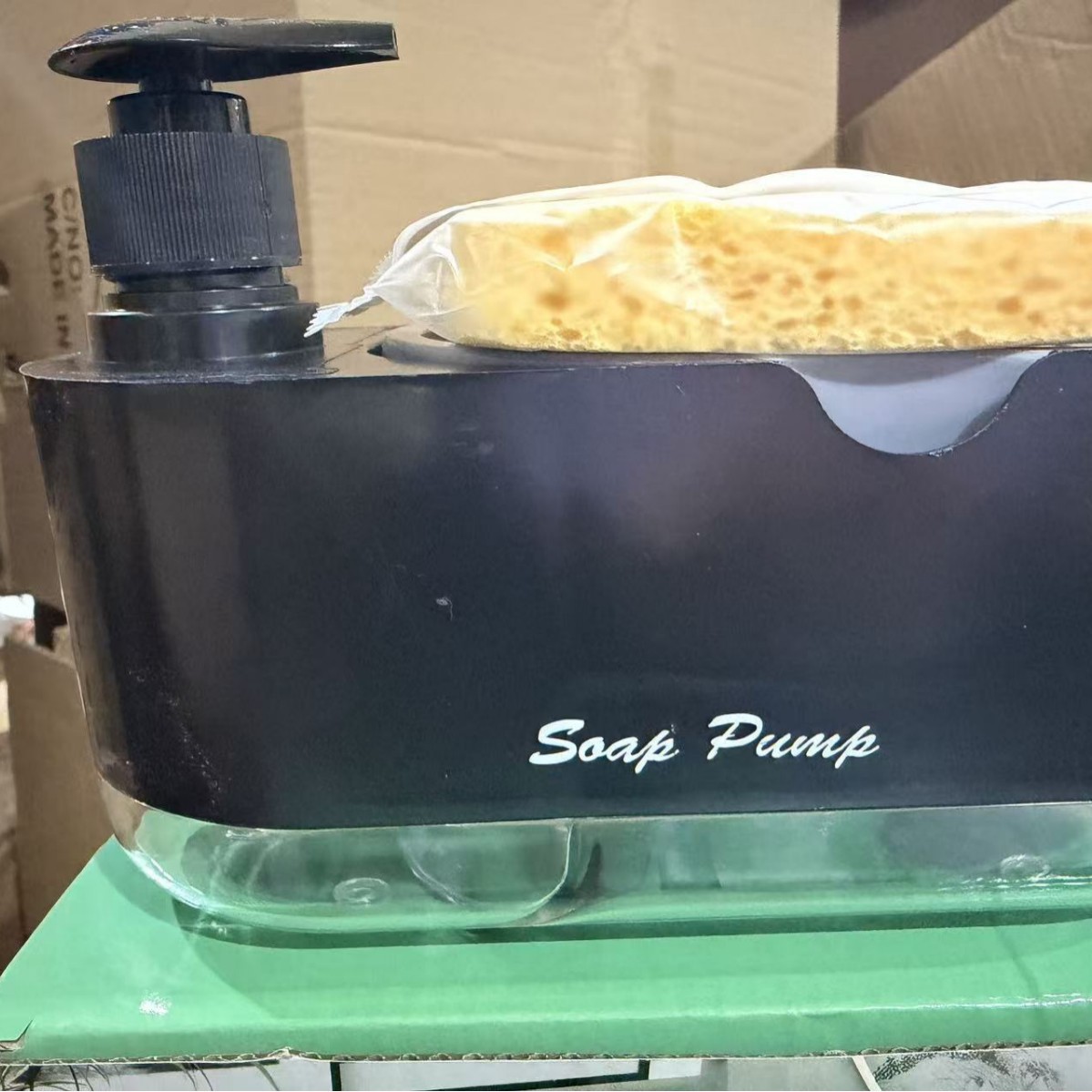 Presión de detergente transfronterizo para limpieza de cocina con doble descarga de líquido