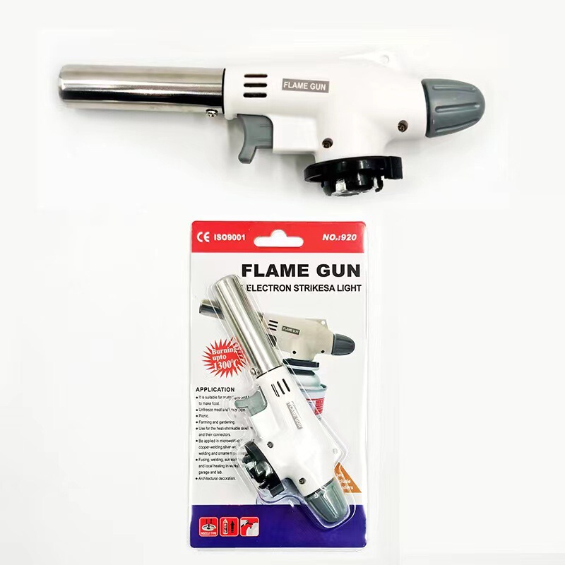 Cassette 920 Spray Gun Burning Pig Hair Igniter Baking Blowtorch Gas Flame Household Grilling Gun Burning Meat Gun Head