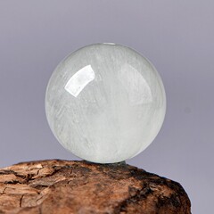 天然水晶散珠白兔毛diy串珠饰品配件白发晶散珠单珠水晶多宝配珠