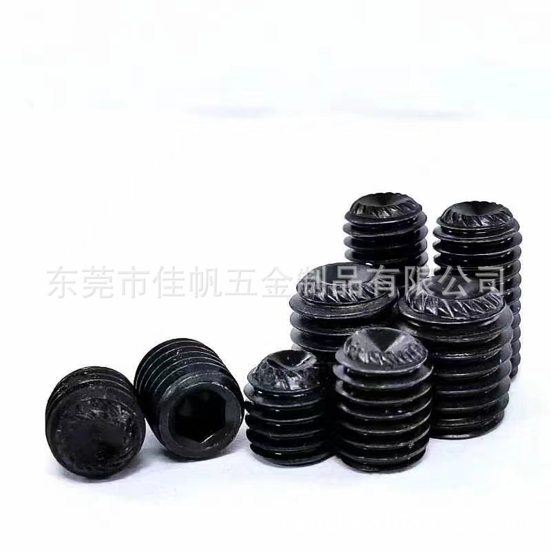 内六角花齿机米螺丝,DIN916K花齿止付螺丝M8*10花齿螺钉
