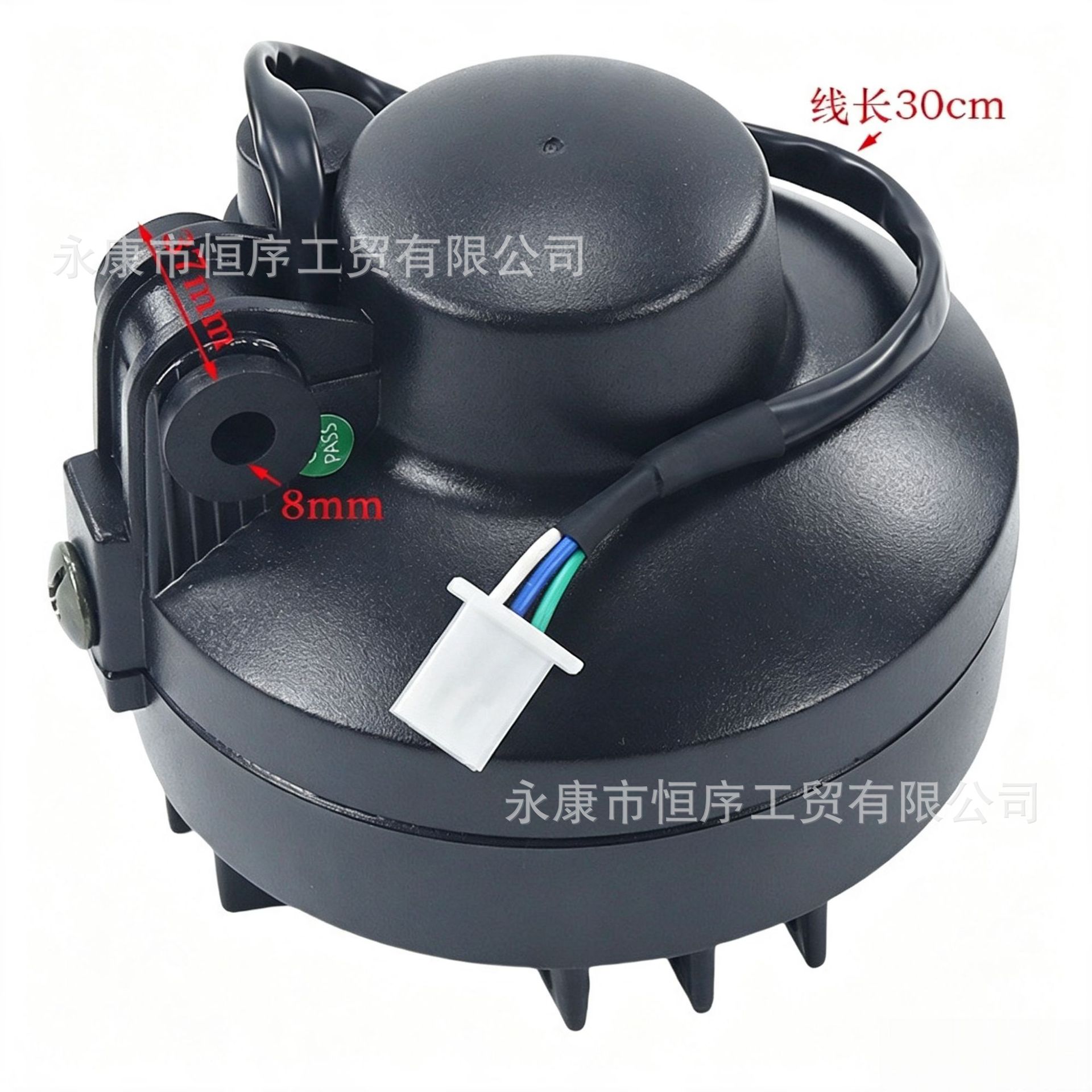 Cross-Border Atv Four-Wheel Beach Vehicle Go-Kart Motorcycle Large and Small Bull Net Headlight Led Front Headlight Lighting Lamp