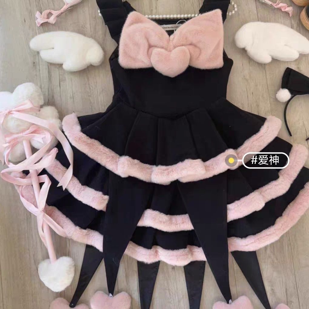 是个原创设计馆lolita连衣裙爱神jsk现货代购长袖冬季有现货网纱