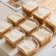 Transparent Toast Packaging Box Sliced Bread Meal Bag Puff Croissant Disposable Baking West Point Box Commercial