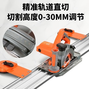Electric rail cutting machine portable chamfering grinding edge slotting cutting machine rock plate special cutting artifact