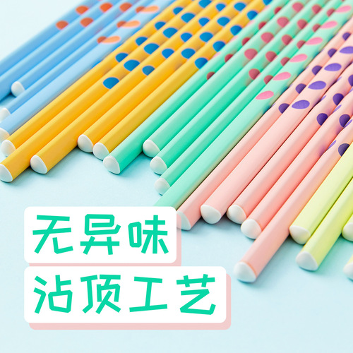 Wholesale Hole Pen Laser Engraved Pencil, Macaron Color Rod Pencil, Color Rod Hole Pencil, Fiber Optic Carbon Dioxide Universal Pencil