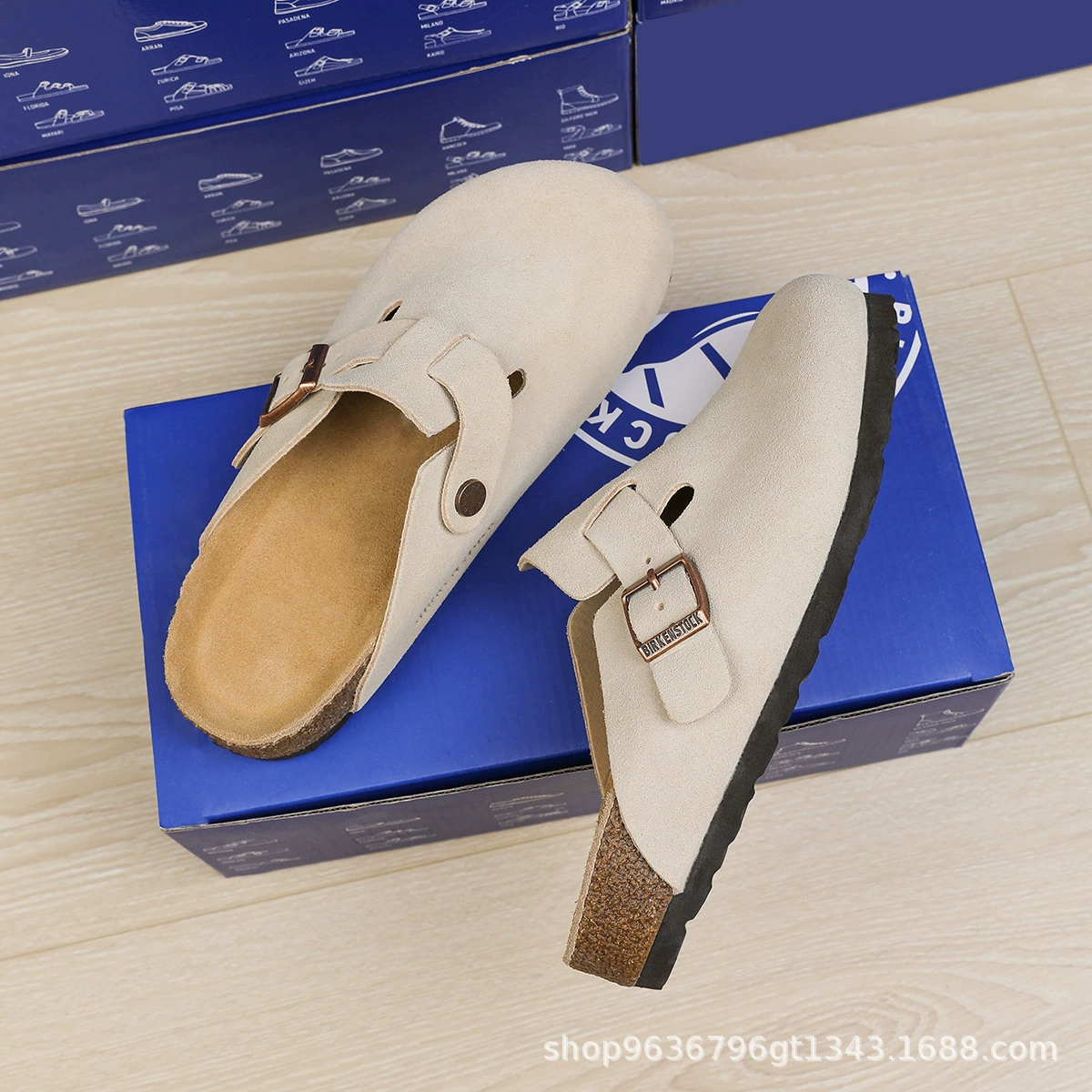 Ретро с толстой подошвой с половиной тапочек носить на улице осень 2024 новый повседневный ленивый один педаль Бокен тапочки женщины