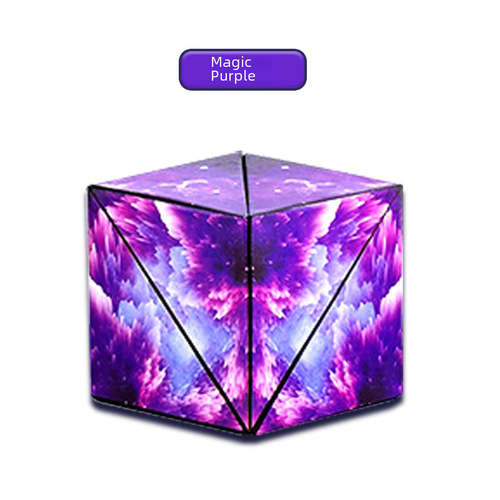 Cross-border ever-changing infinite 3D geometric magnetic puzzle intelligence development brain-training stress-relief children's toy