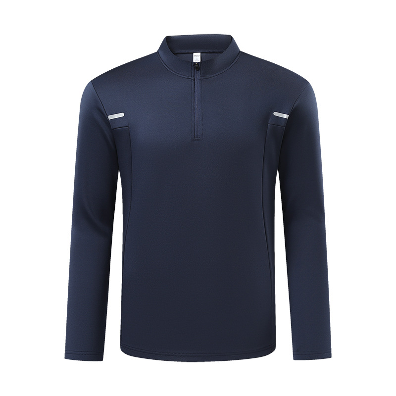 New Spring and Autumn Half-Zip Long Sleeve Sports T-Shirt for Men and Women, Sportswear for Fitness, Outdoor Top, Running Sportswear