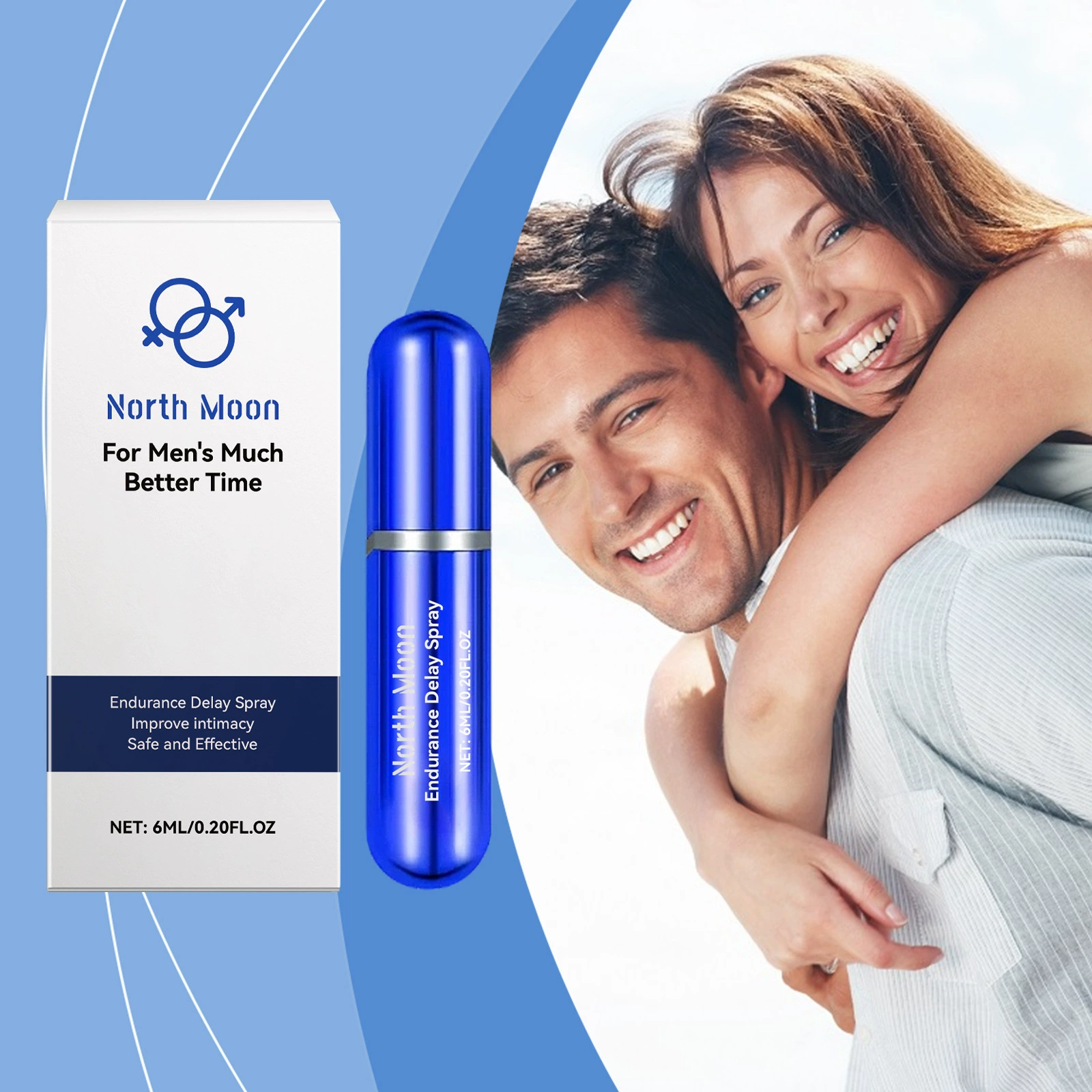 Спрей для тела NORTH MOON Нежная формула Уход Легкий и восстанавливающий мужской спрей для тела